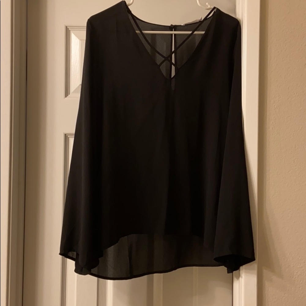 Black Lush Blouse